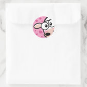 Schattigee Koe met Love Hearts Stickers (Tas)