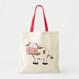 Schattigee Koe Ontwerp Schattig Boerderij Dierlijk Tote Bag
