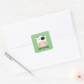 Schattigee koe tekening cartoon stickers (Envelop)