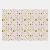 Schattigee Koeien en bloemen Inpakpapier Vel (Voorkant)