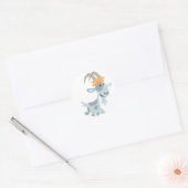 Schattigee koele Cartoon geit Sticker (Envelop)