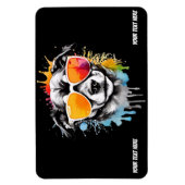 Schattigee Koele Hond met Zonnebril Magneet (Verticaal)