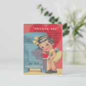 Schattigee Koelkast Heart Ice Cake Valentijn Feestdagenkaart (Staand voorkant)