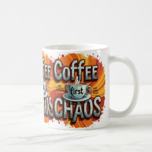 Schattigee koffie en bagel - Wake Up Cartoon Koffiemok
