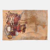 Schattigee koffie keuken decor theedoek (Horizontaal)