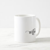 Schattigee Koffie met kat Latte Aangepaste Naam Koffiemok (Voorkant rechts)