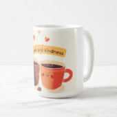 Schattigee koffie Mok - Cafeïne & vriendelijkheid (Voorkant rechts)