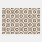 Schattigee koffieliefhebber | Esthetische koffiebe Inpakpapier Vel (Voorkant 2)