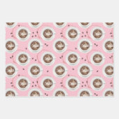 Schattigee koffieliefhebber | Esthetische koffiebe Inpakpapier Vel (Voorkant)