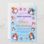 Schattigee Koffieliefhebber Ghost Nodig voor Kids  Kaart (Voorkant)