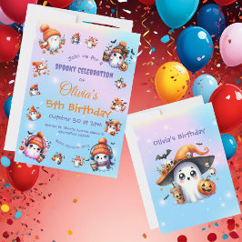 Schattigee Koffieliefhebber Ghost Nodig voor Kids  Kaart