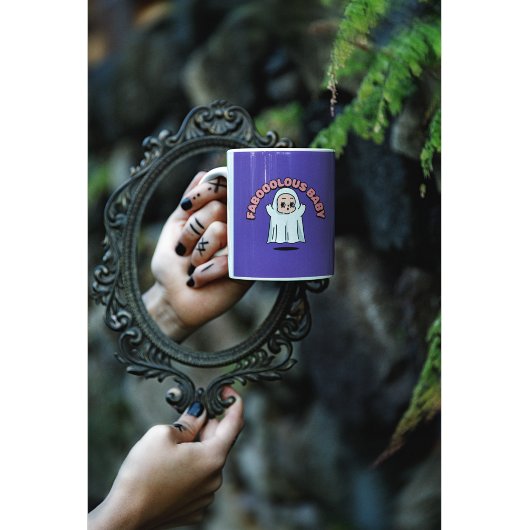 Schattigee koffiemok met Halloween-thema