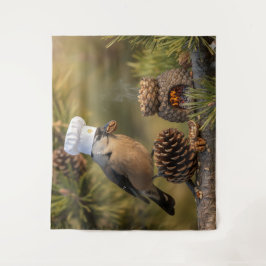 Schattigee Koken Chef Notenkraker Bird Wandkleed