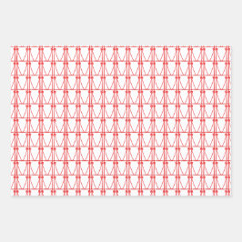 Schattigee Kokosnootbomen Silhouette Kerstmis Inpakpapier Vel