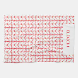 Schattigee Kokosnootbomen Silhouette Kerstmis Theedoek