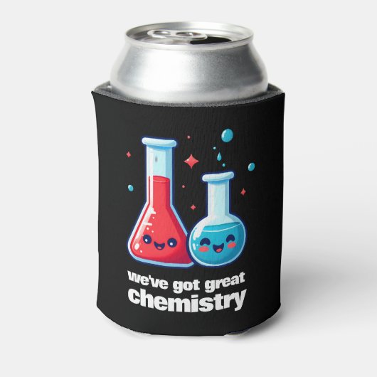 Schattigee kolf & tube We hebben geweldige chemie Blikjeskoeler (Blikje Achterkant)