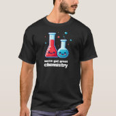Schattigee kolf & tube We hebben geweldige chemie T-shirt (Voorkant)