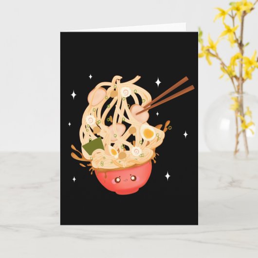 Schattigee kom van Ramen Kaart (Gele Bloem)