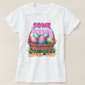 Schattigee konijn houdt van Pasen T-shirt (Design voorkant)