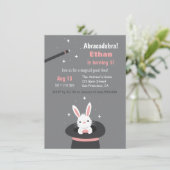 Schattigee konijn in Pet Kinder magische thema ver Kaart (Staand voorkant)