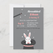 Schattigee konijn in Pet Kinder magische thema ver Kaart (Voorkant)