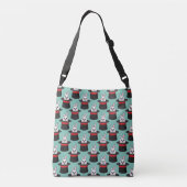 Schattigee konijn in Wizard Pet Pattern Crossbody Tas (Achterkant)