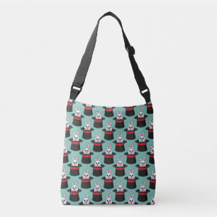 Schattigee konijn in Wizard Pet Pattern Crossbody Tas