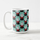 Schattigee konijn in Wizard Pet Pattern Koffiemok (Links)