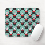 Schattigee konijn in Wizard Pet Pattern Muismat (Met muis)