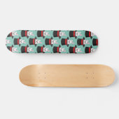Schattigee konijn in Wizard Pet Pattern Persoonlijk Skateboard (Horizontaal)