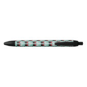 Schattigee konijn in Wizard Pet Pattern Zwarte Inkt Pen (Achterkant)