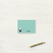 Schattigee konijn in Wizard Pet Personaliseren Post-it® Notes (Op bureau)