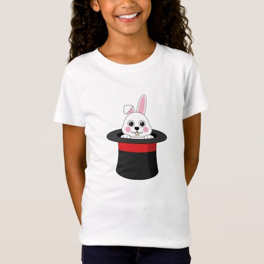 Schattigee konijn in Wizard Pet T-shirt (Voorkant)
