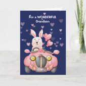 Schattigee konijn kleinzoon Valentijn Kaart (Voorkant)