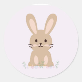 Schattigee konijn sticker
