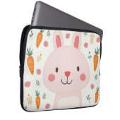 Schattigee Konijn wortel Laptop Hoesjes Laptop Sleeve (Voorkant Rechts)