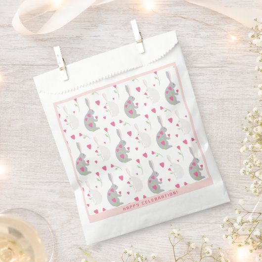 Schattigee konijnen. Bedankzakjes (Geknipt)