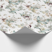 Schattigee  konijnenbloemen ontkoppeling cadeaupapier (Hoek)