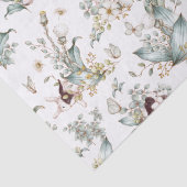 Schattigee  konijnenbloemen ontkoppeling tissuepapier (Detail)