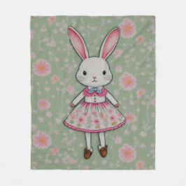 Schattigee konijnendeken fleece deken
