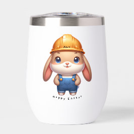 Schattigee Konijneningenieur Hoppy Pasen Aangepast