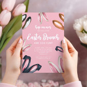 Schattigee konijnenoren paasbrunch kaart