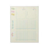 Schattigee konijnenplanner om te doen lijst notiti notitieblok (Linkerzijde)