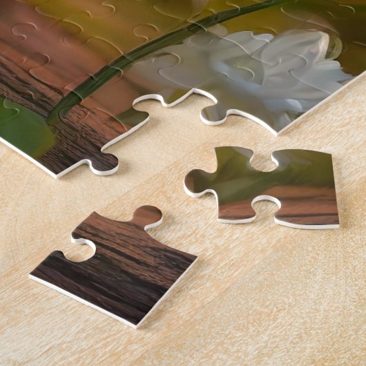 Schattigee konijnenpuzzel legpuzzel (Zijkant)