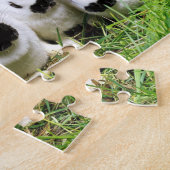 Schattigee konijnenpuzzel legpuzzel (Zijkant)