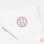 Schattigee konijntje sticker (Envelop)
