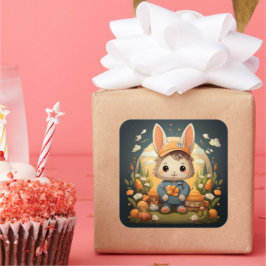 Schattigee konijntje sticker