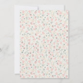 Schattigee konijntjes en voorjaarsbloei paaseierja kaart (Achterkant)