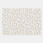 SCHATTIGEE KONIJNTJES PASEN INPAKPAPIER VEL (Voorkant 2)