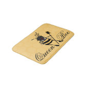 SCHATTIGEE KONINGIN BIJ MET HONINGRAAT GRAFISCHE B BADMAT (Gekanteld)